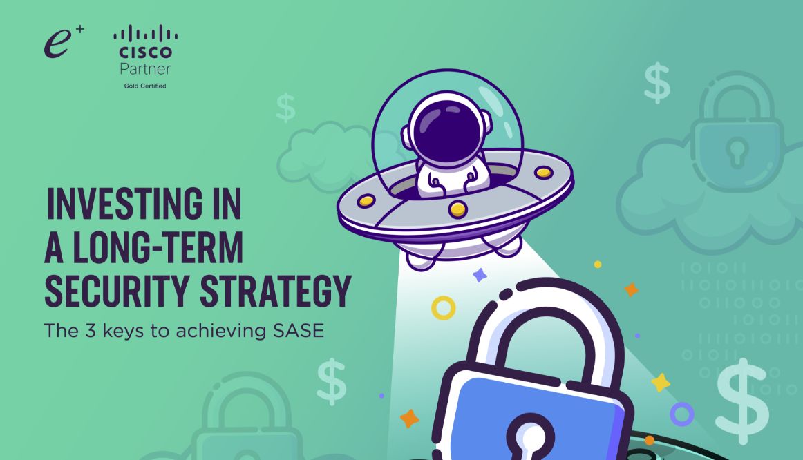 Investing in a Long-Term Security Strategy thumbnail showing company logo, title and a spaceman with a lock