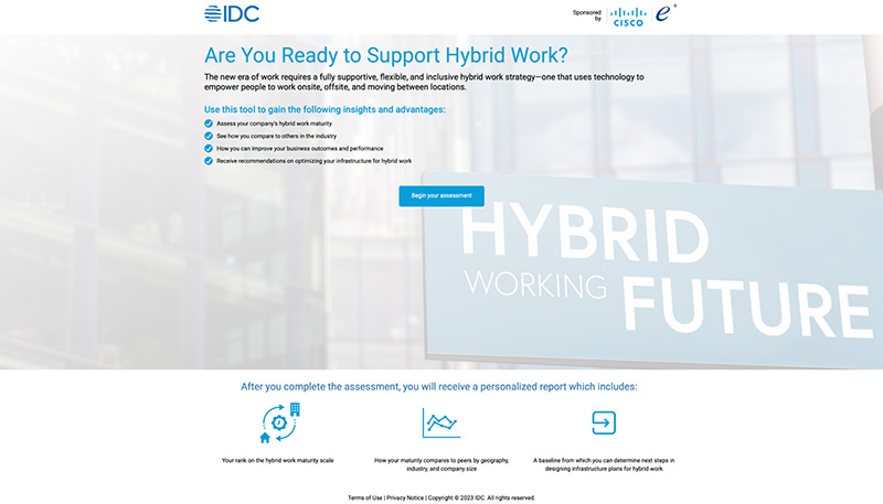 image of an IDC report showing company logo, title